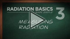 Video: Chapter 3: Measuring Radiation